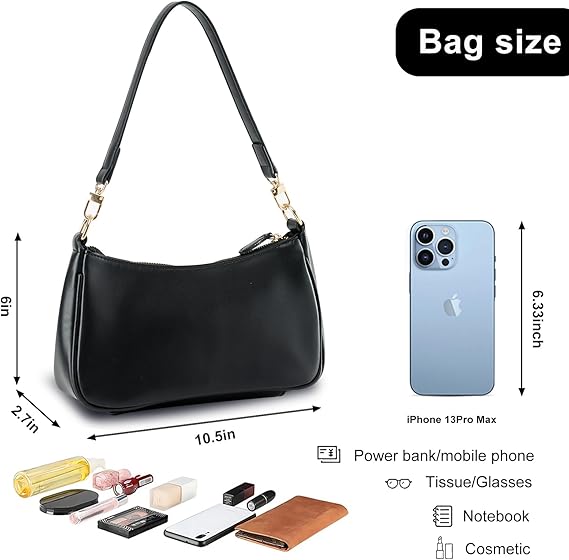 Convertible Shoulder and Crossbody Bag for Women