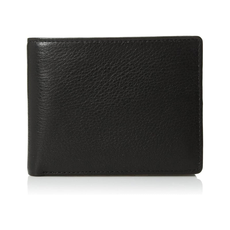 Men's Leather Bifold Wallet with Passcase