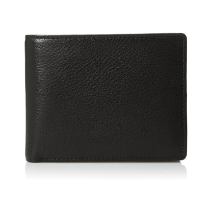 Men's Leather Bifold Wallet with Passcase