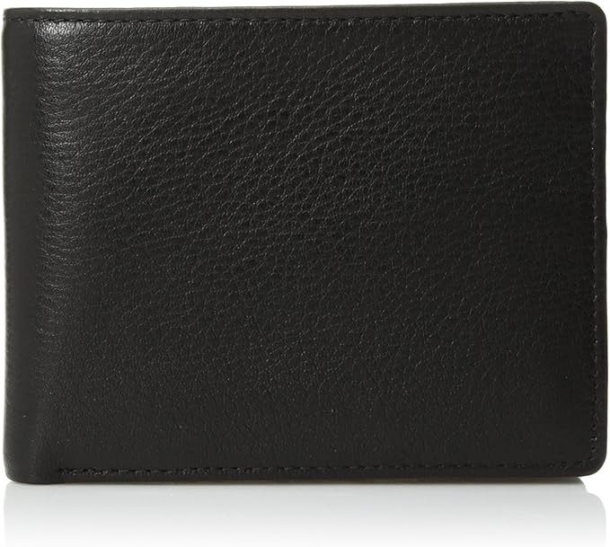 Men's Leather Bifold Wallet with Passcase